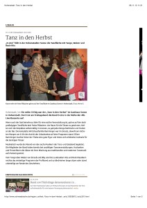 Hohenstadt: Tanz in den Herbst