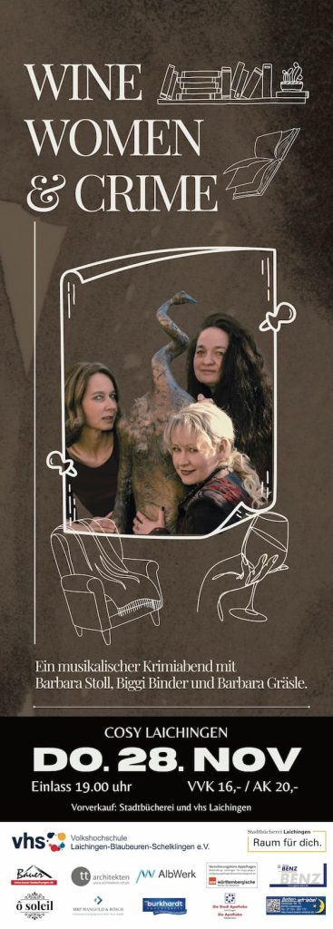 Wine Women and Crime Biggi Binder