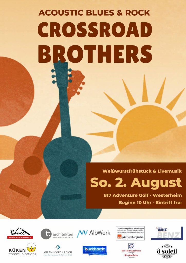 Crossroad Brothers Blues Band Live Westerheim 817 Adventure Golf